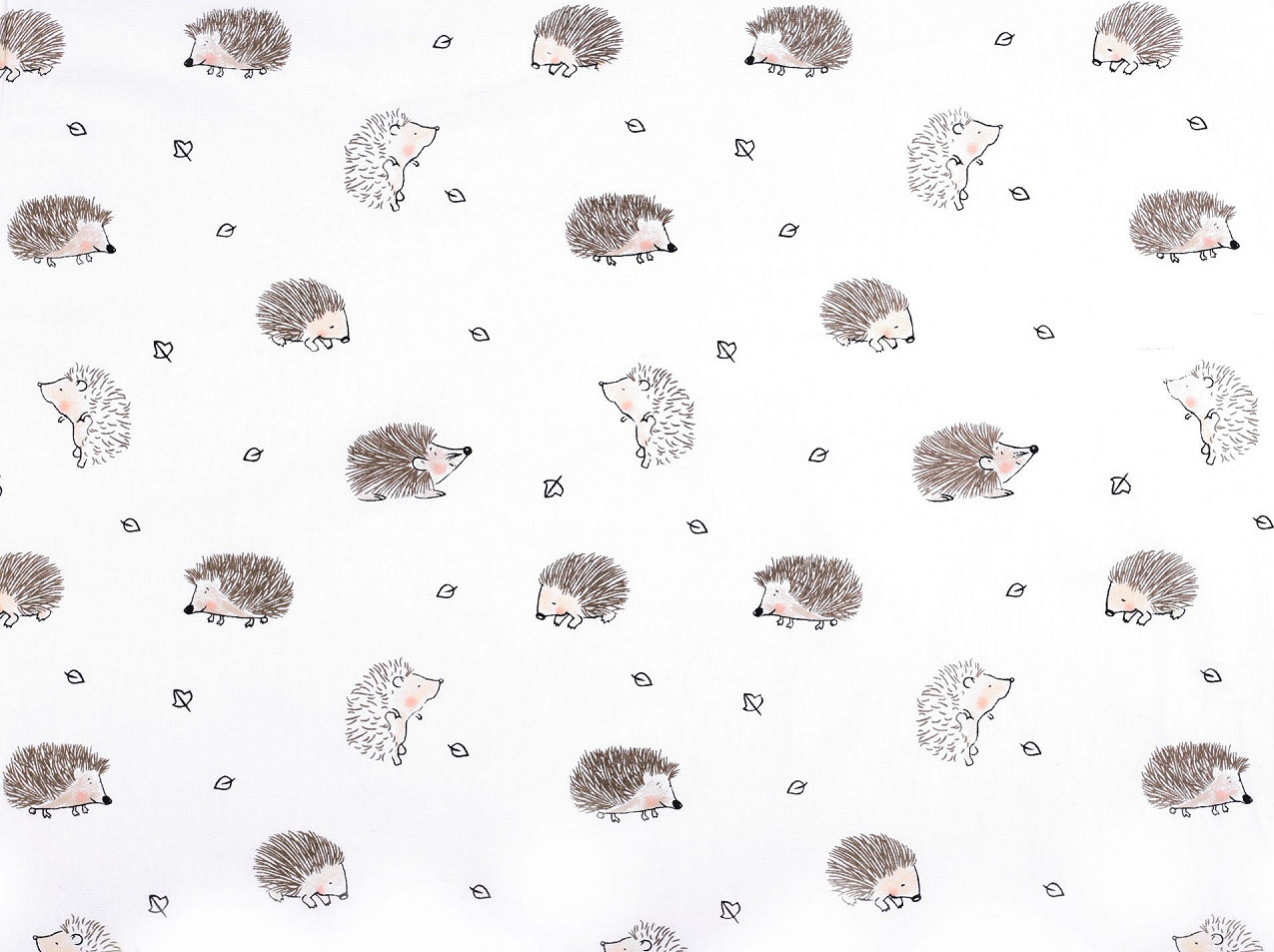 Bavlněná látka / plátno ježek Varianta: (790) bílá, Balení: 1 m