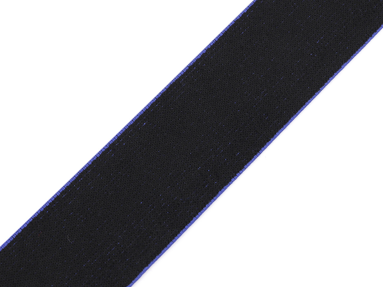 Pruženka hladká, měkká šíře 40 mm Varianta: 5 černá modrá tmavá, Balení: 1 m