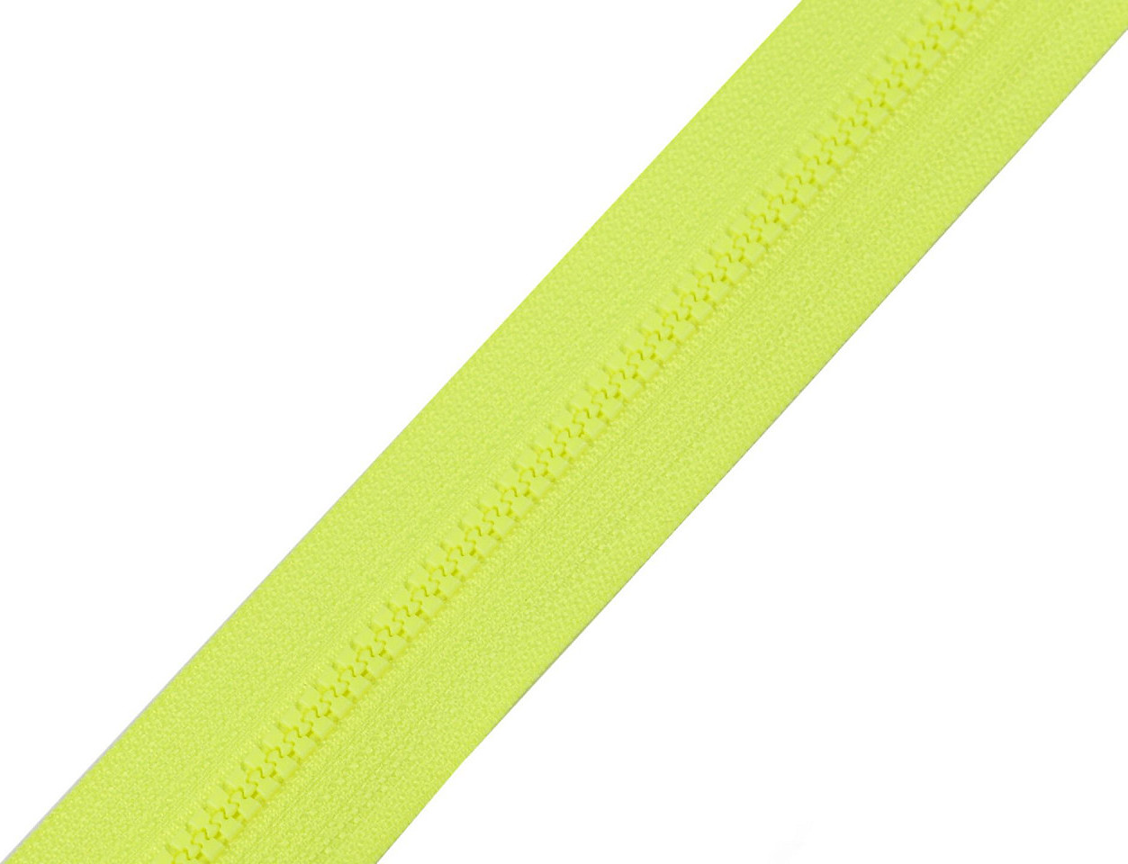 Zip kostěný No 3 metráž Varianta: 229 žlutá reflexní, Balení: 10 m