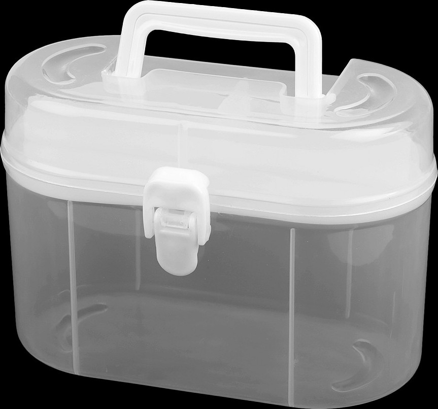 Plastový box / kufřík Varianta: transparent, Balení: 1 ks