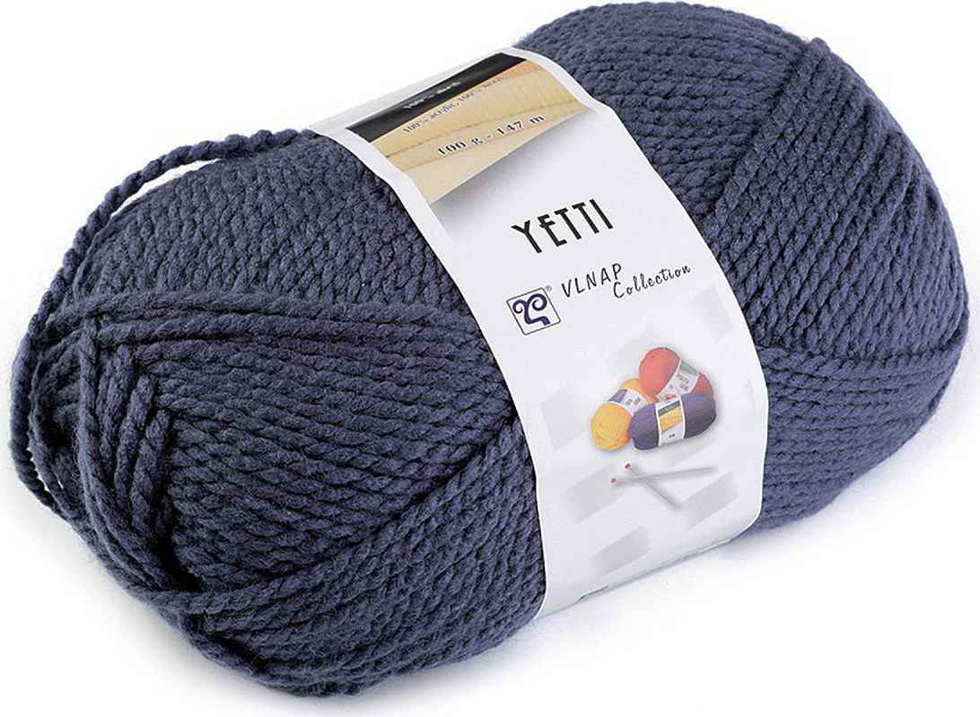 Pletací příze Yetti 100 g Varianta: 13 (56510) modrofialová, Balení: 1 ks