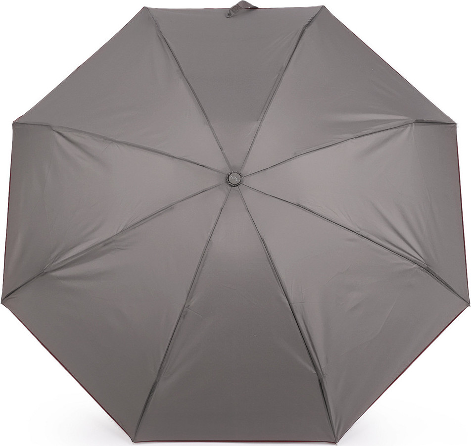 Dámský mini skládací deštník Varianta: 3 šedá bordó, Balení: 1 ks