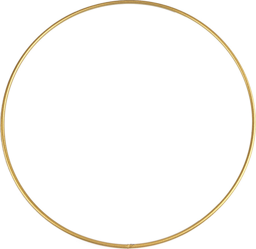 Kovový kruh na lapač snů / k dekorování Ø30 cm Varianta: 2 zlatá, Balení: 1 ks