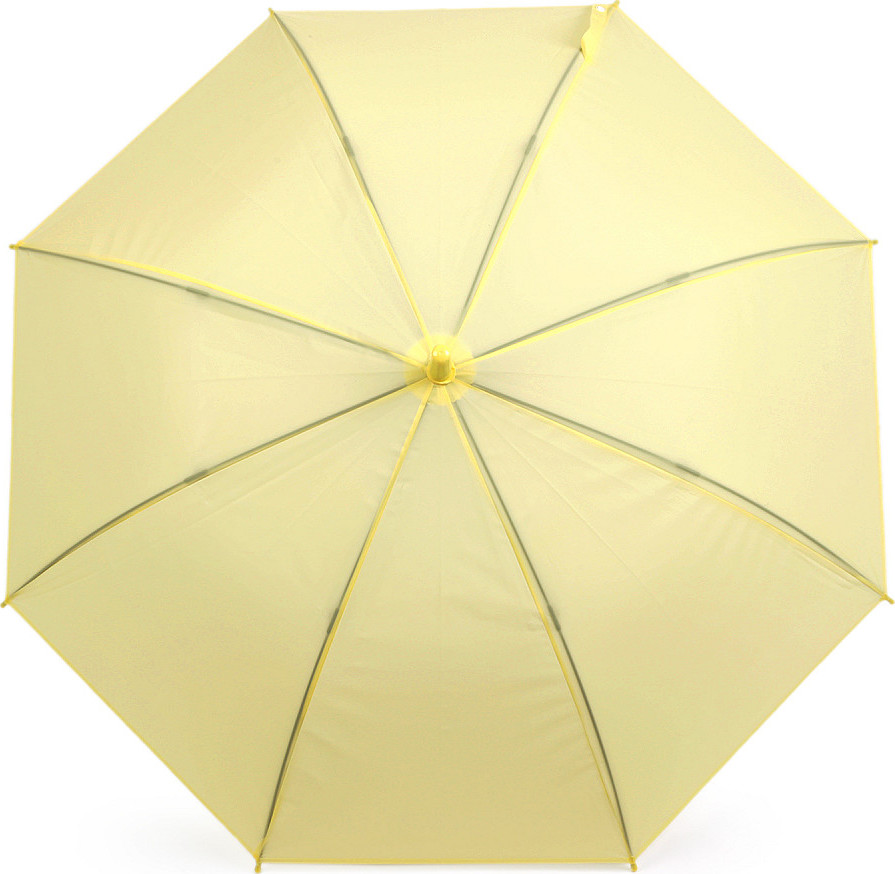 Dívčí vystřelovací deštník Varianta: 1 žlutá světlá, Balení: 1 ks