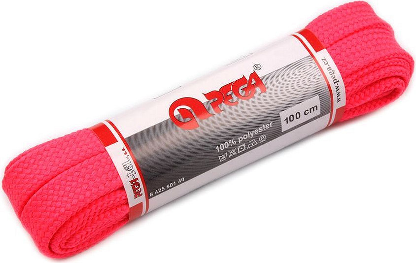 Tkaničky do bot délka 100 cm Varianta: 4 (1410) růžová neon, Balení: 1 pár