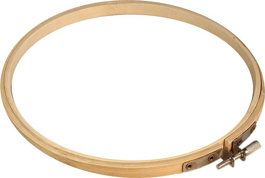 Vyšívací kruh bambusový Ø18 cm Varianta: bambus světlý, Balení: 1 ks