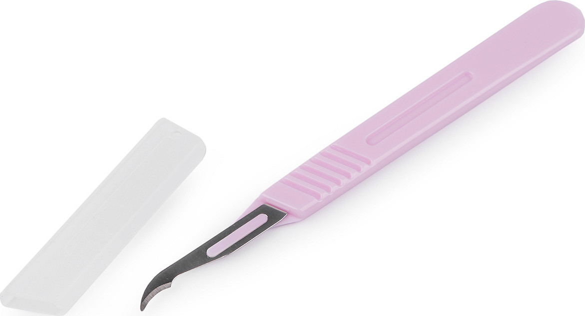 Páráček / nůž délka 14,5 cm Varianta: fialovorůžová světlá, Balení: 1 ks