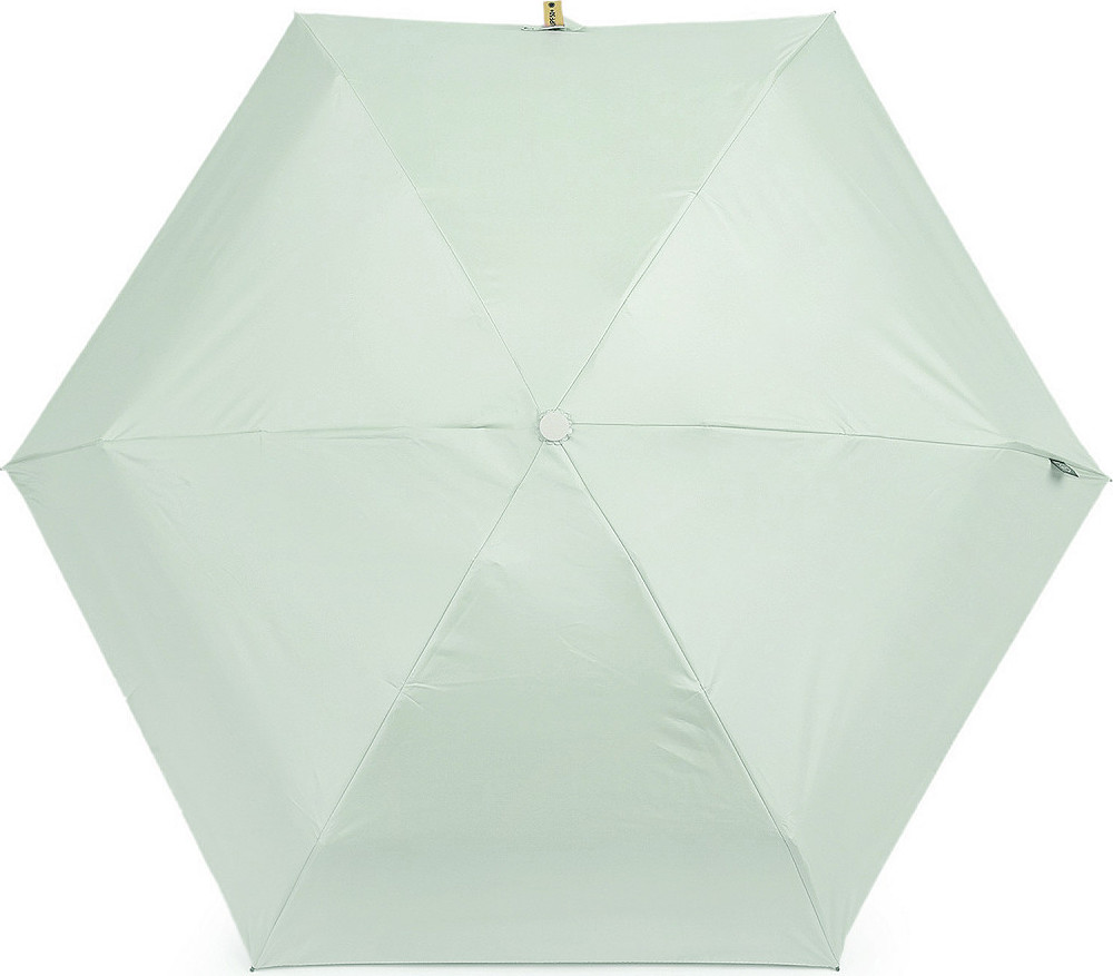 Skládací mini deštník s pevným pouzdrem Varianta: 4 mint světlá, Balení: 1 ks