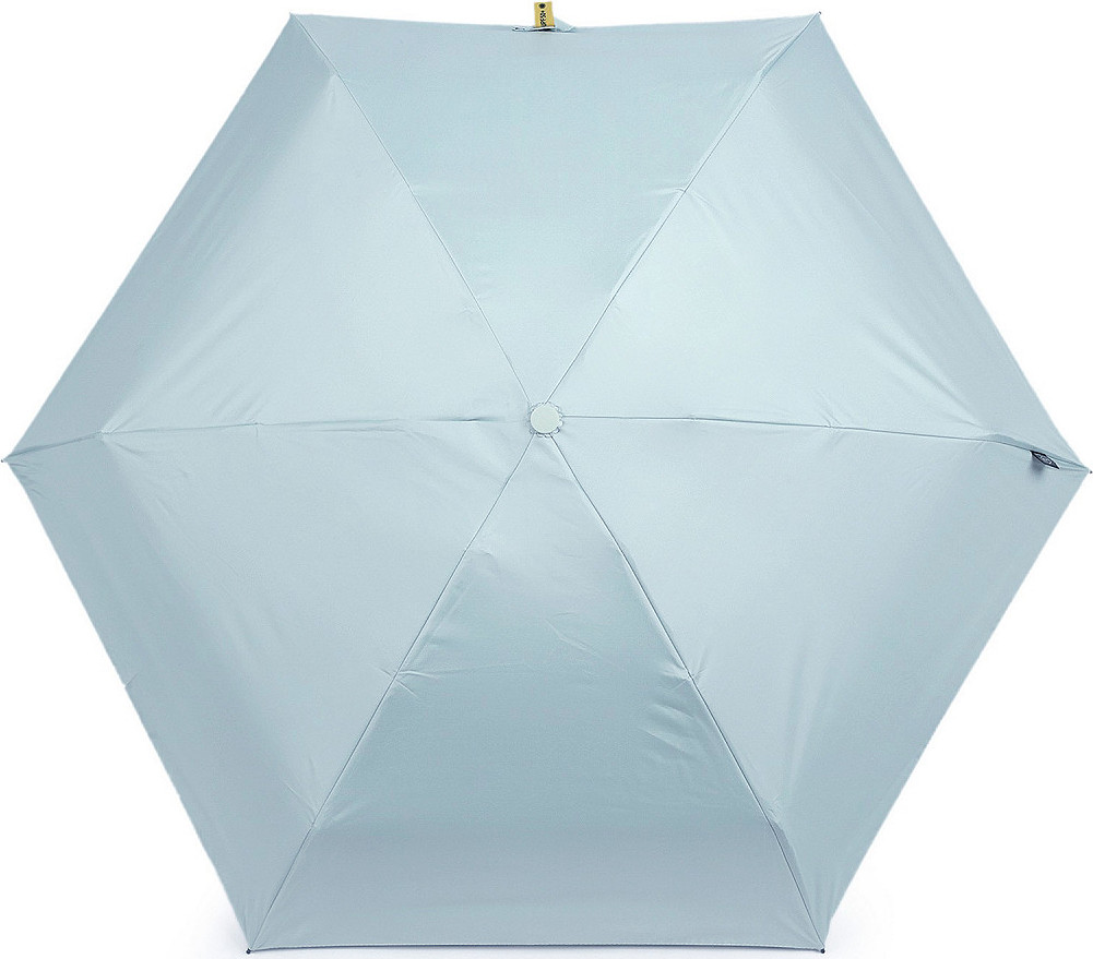 Skládací mini deštník s pevným pouzdrem Varianta: 7 modrá světlá, Balení: 1 ks