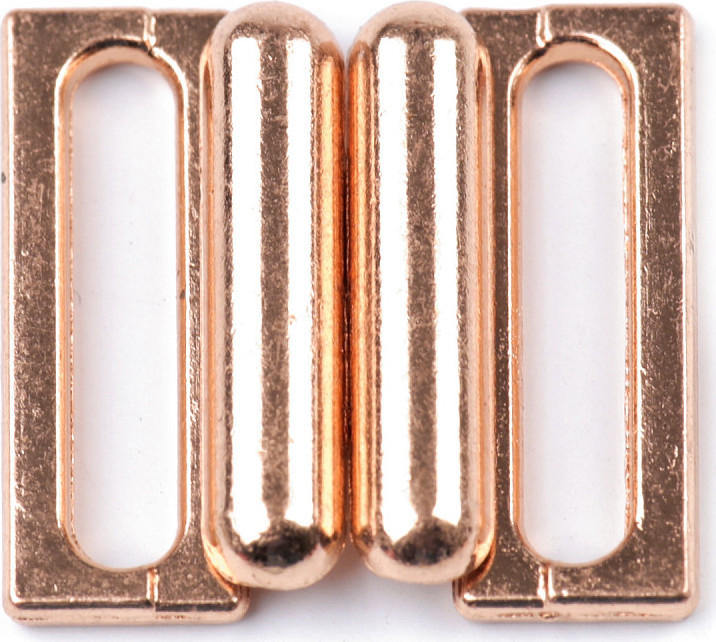 Plavkové zapínání šíře 14 mm kovové Varianta: 2 růžové zlato, Balení: 2 pár