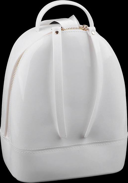 Dámský / dívčí batoh / crossbody kabelka 20x22 cm Varianta: 1 bílá, Balení: 1 ks