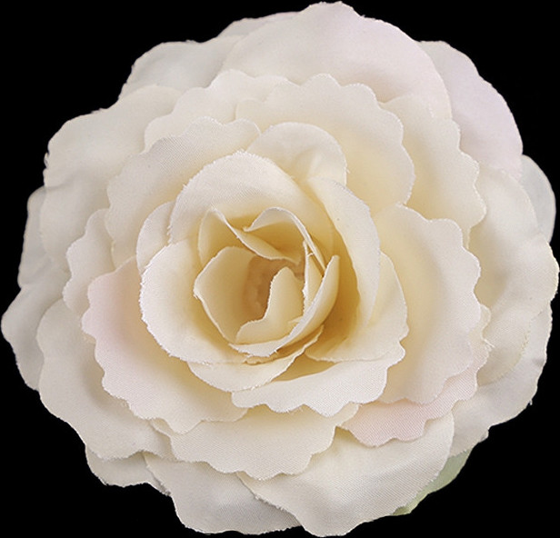 Umělý květ růže Ø8 cm Varianta: 1 krémová světlá, Balení: 2 ks