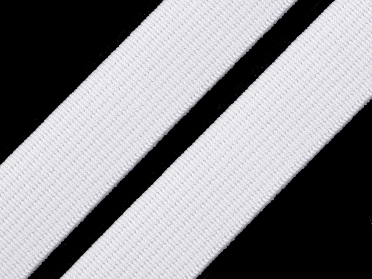 Pruženka hladká šíře 15 mm tkaná Varianta: bílá, Balení: 25 m