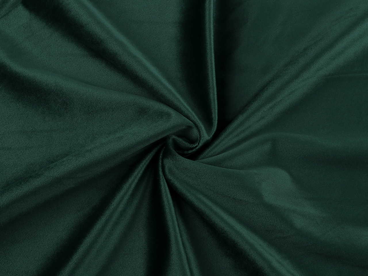 Velvet / samet oděvní hladký Varianta: 8 zelená tmavá, Balení: 1 m