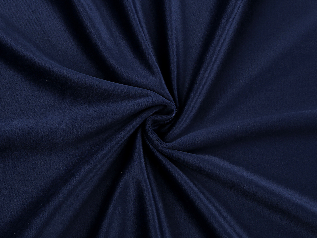 Velvet / samet oděvní hladký Varianta: 9 modrá tmavá, Balení: 1 m
