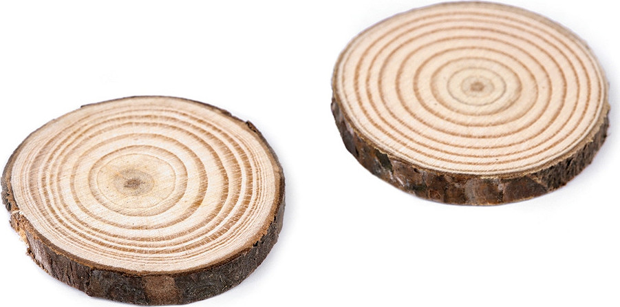 Přírodní dřevěné kolečko k domalování Varianta: přírodní, Balení: 1 sáček