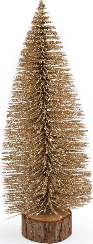 Dekorace vánoční stromeček Varianta: 4 zlatá, Balení: 1 ks