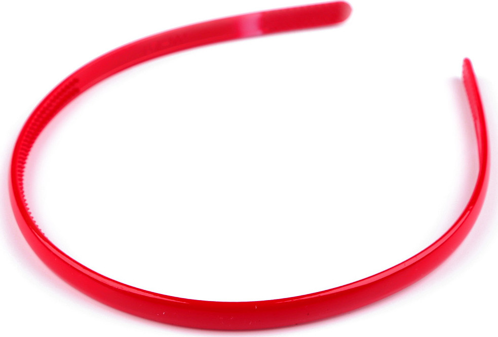 Plastová čelenka do vlasů Varianta: 3 červená, Balení: 1 ks