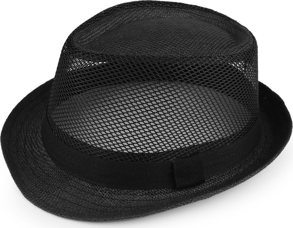 Letní klobouk / slamák unisex Varianta: 13 černá, Balení: 1 ks