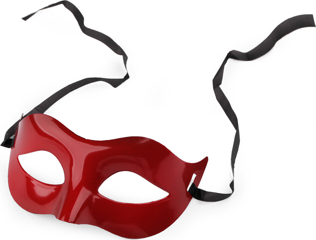 Karnevalová maska - škraboška k dotvoření Varianta: mix variant, Balení: 12 ks