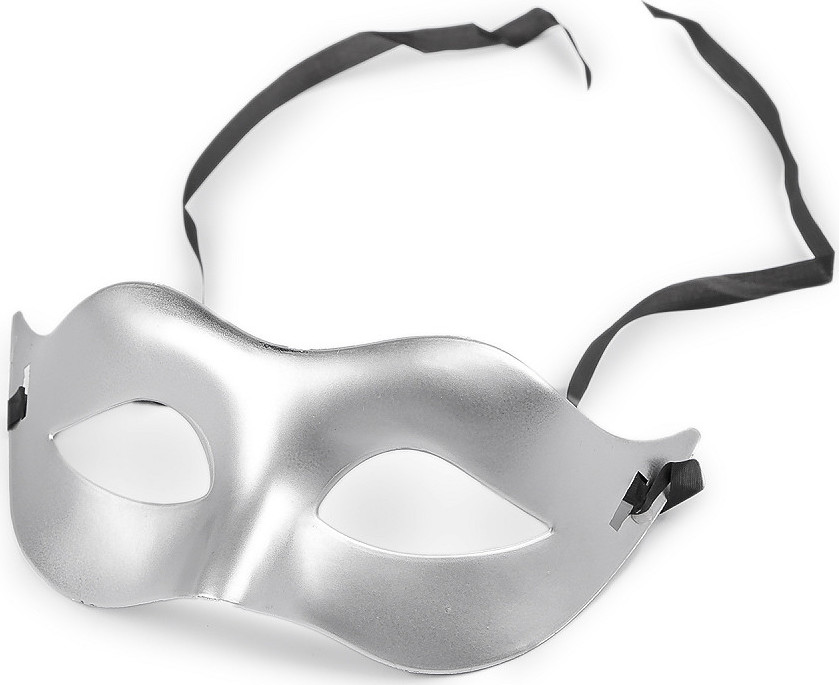 Karnevalová maska - škraboška k dotvoření Varianta: 6 levandulová, Balení: 1 ks