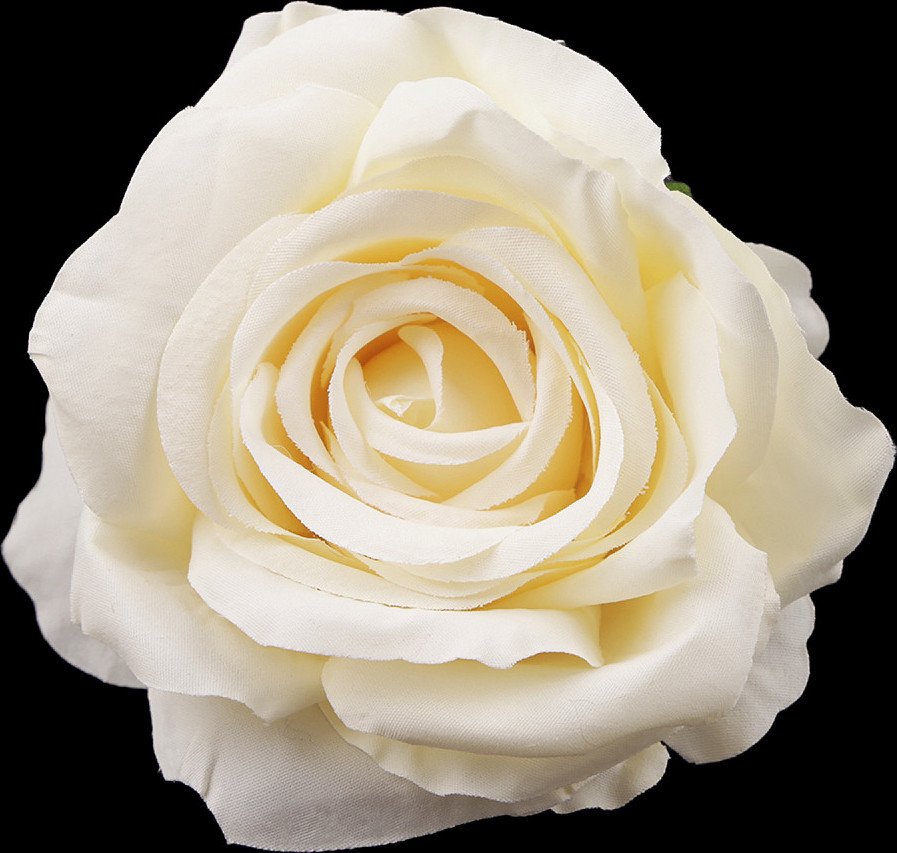 Umělý květ růže Ø10 cm Varianta: 1 krémová světlá, Balení: 1 ks