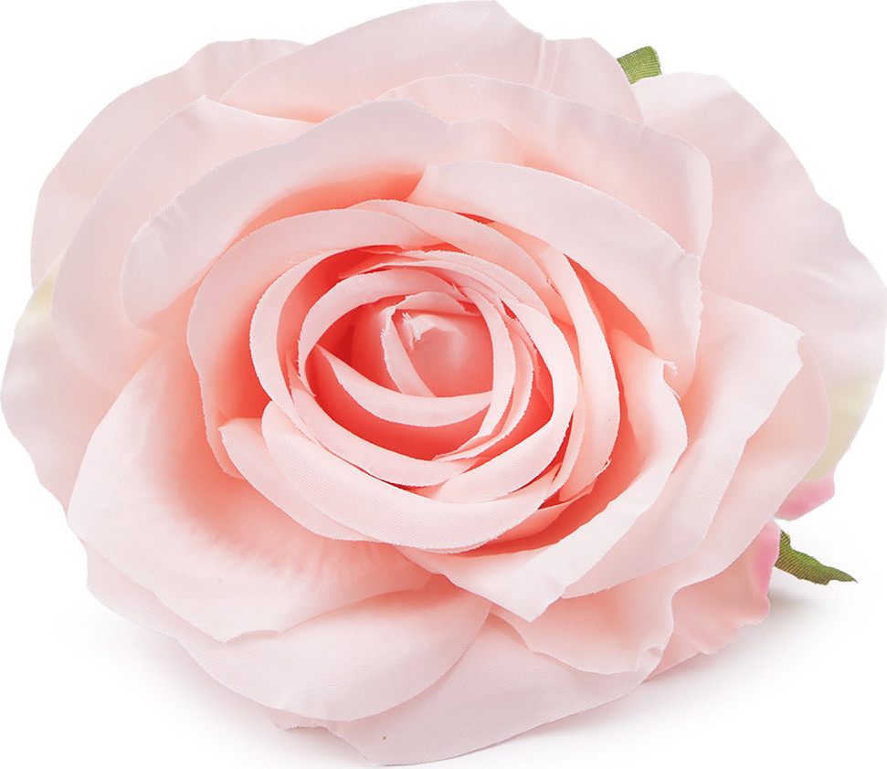 Umělý květ růže Ø10 cm Varianta: 2 růžová sv., Balení: 1 ks