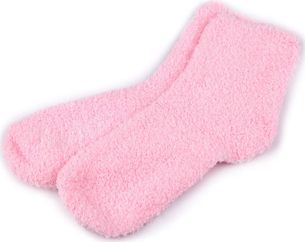 Dámské / dívčí froté ponožky Varianta: 2 růžová sv., Balení: 1 pár