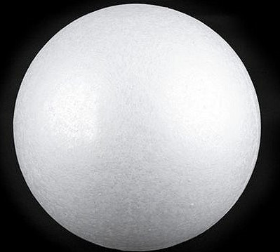 Koule Ø5 cm polystyren Varianta: bílá, Balení: 10 ks