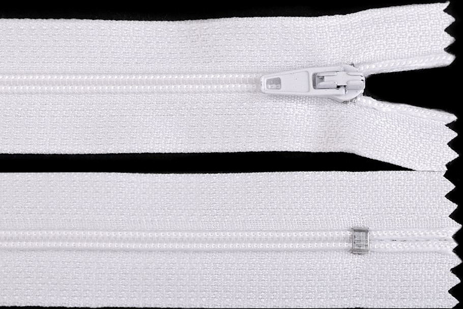 Spirálový zip šíře 3 mm délka 14 cm autolock Varianta: 101 bílá, Balení: 1 ks