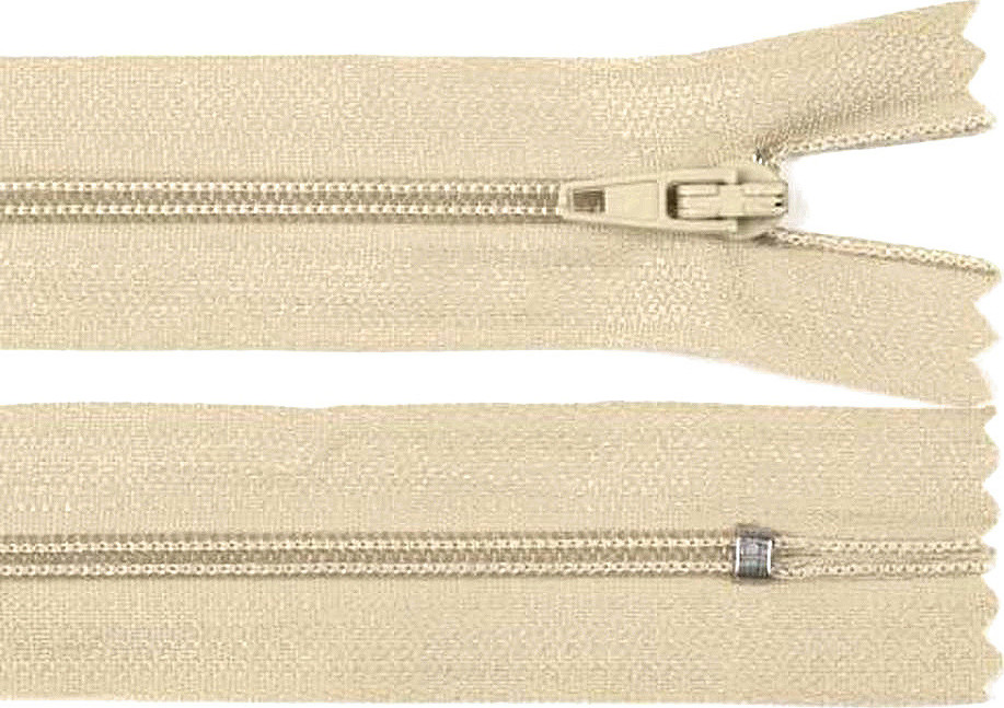 Spirálový zip šíře 3 mm délka 40 cm pinlock Varianta: 824 vanilková, Balení: 1 ks