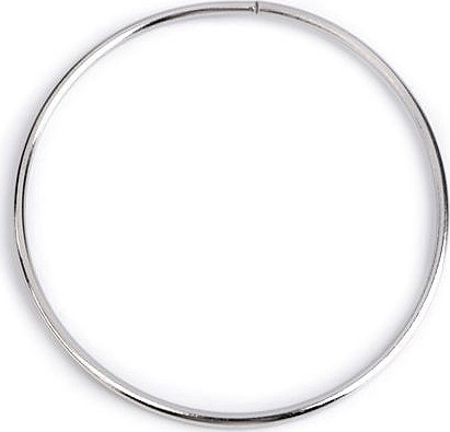 Kovový kruh na lapač snů / k dekorování Ø10,5 cm Varianta: 1 nikl, Balení: 1 ks