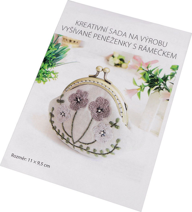 Kreativní sada na výrobu  peněženky Varianta: 3 béžová světlá, Balení: 1 ks