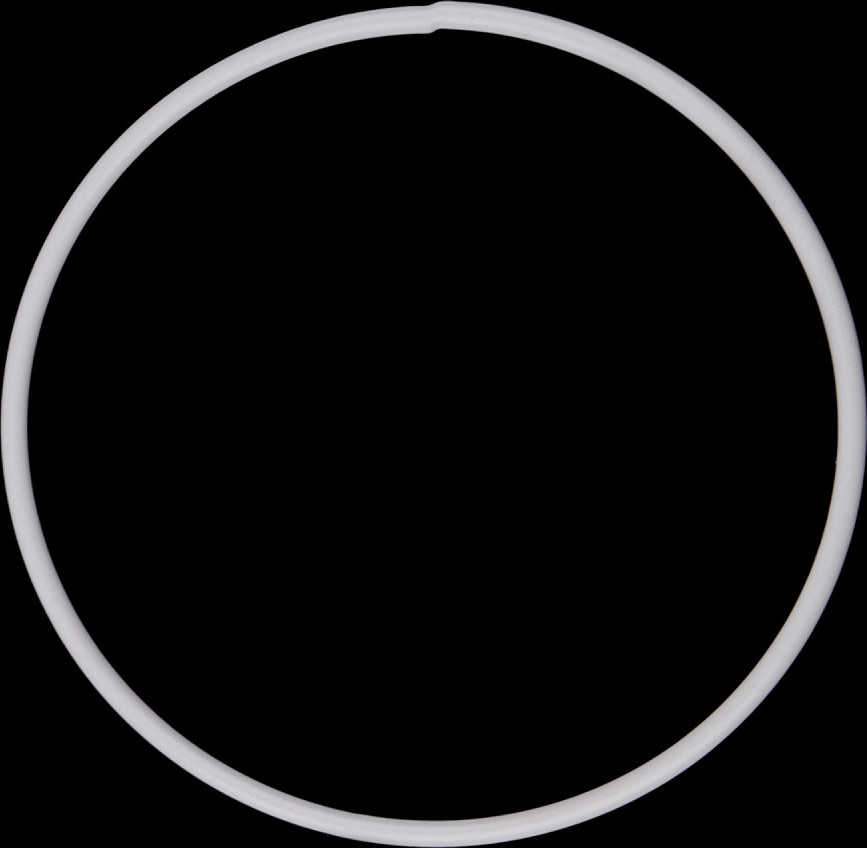 Kovový kruh na lapač snů / k dekorování Ø10 cm Varianta: bílá, Balení: 1 ks