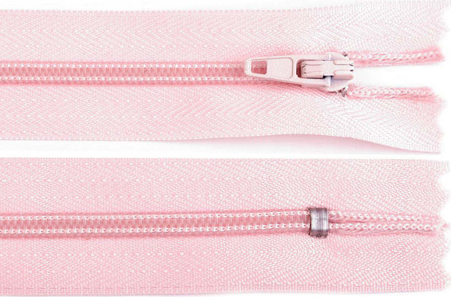 Spirálový zip šíře 3 mm délka 18 cm autolock Varianta: 133 Candy Pink, Balení: 1 ks