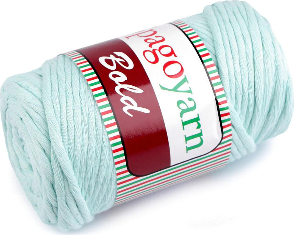Špagetová pletací příze Bold 250 g Varianta: 8 (126) mentolová, Balení: 1 ks