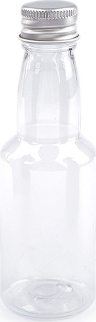 Plastová lahvička se šroubovacím víčkem Varianta: transparent, Balení: 10 lahv.