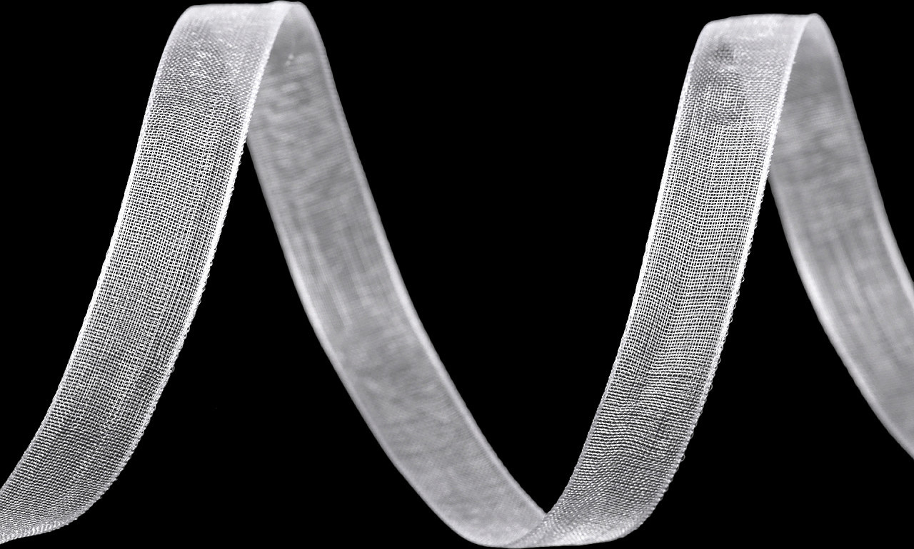Monofilová stuha šíře 10 mm Varianta: 1 (01) bílá, Balení: 5 m