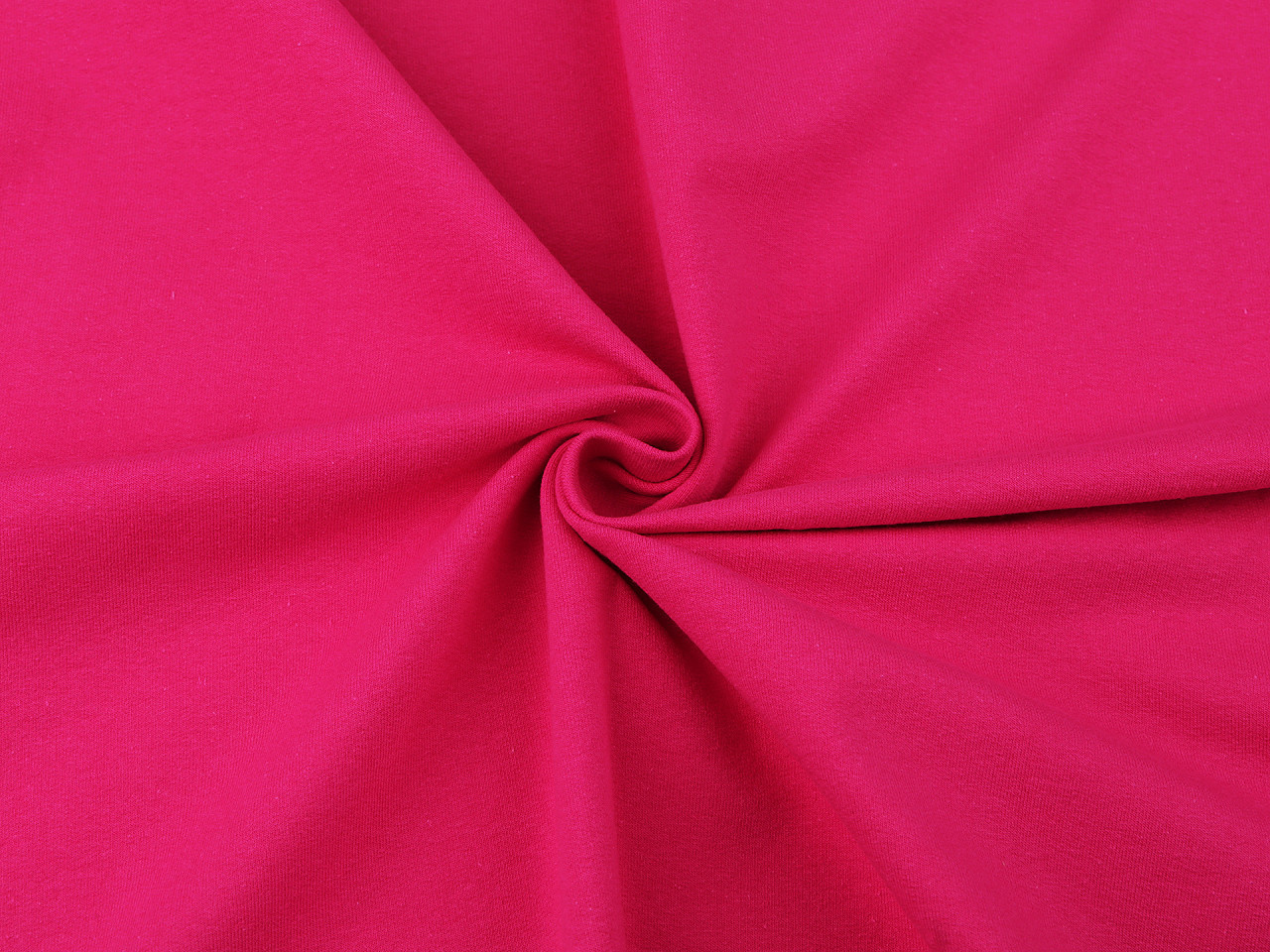 Teplákovina bavlněná nepočesaná jednobarevná Varianta: 6 (2053) pink, Balení: 1 m