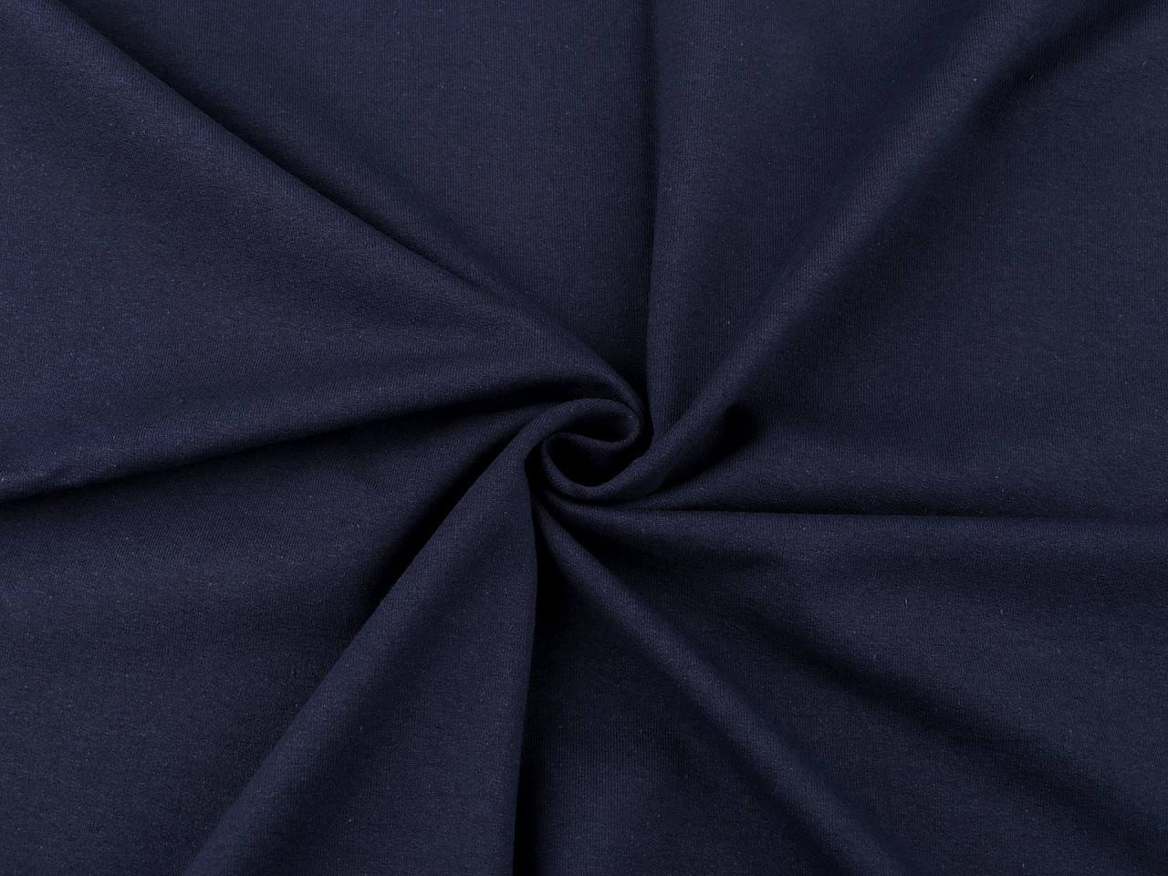 Teplákovina bavlněná nepočesaná jednobarevná Varianta: 10 (2169) modrá tmavá, Balení: 1 m