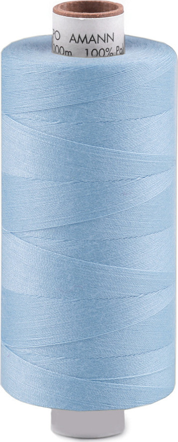 Polyesterové nitě Aspo návin 1000 m Amann Varianta: 0271 modrá světlá, Balení: 1 ks