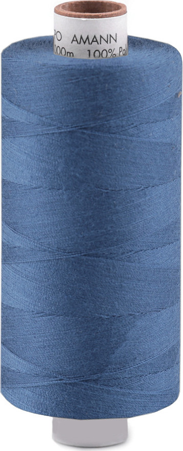 Polyesterové nitě Aspo návin 1000 m Amann Varianta: 1316 modrá jeans, Balení: 1 ks