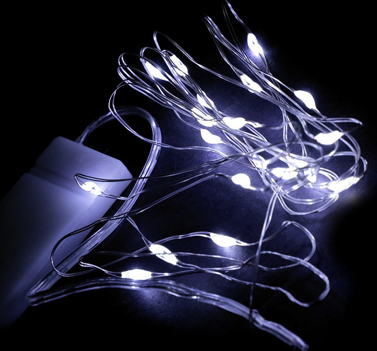 LED osvětlení na baterie na dekorace Varianta: bílá studená, Balení: 1 ks