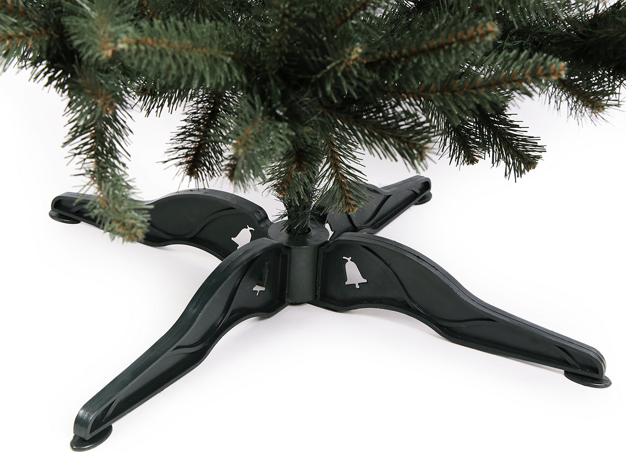 Umělý vánoční stromeček 180 cm - přírodní, zasněžený, 2D Varianta: 4 zelená bobule, Balení: 1 ks