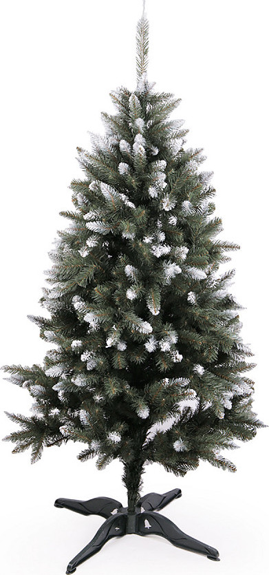 Umělý vánoční stromeček 180 cm - přírodní, zasněžený, 2D Varianta: 3 (214338) zelená bílá, Balení: 1 ks