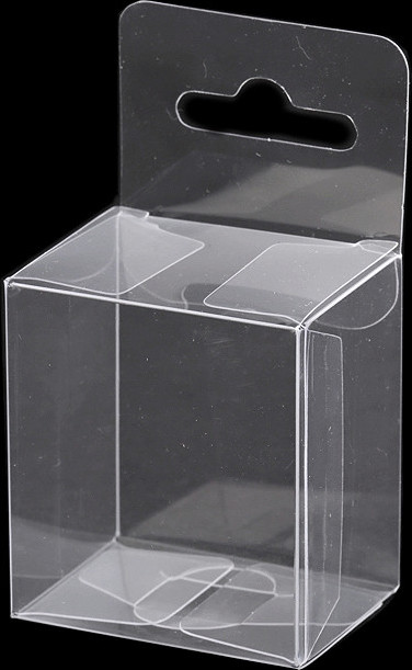Plastová krabička k zavěšení Varianta: transparent, Balení: 50 ks