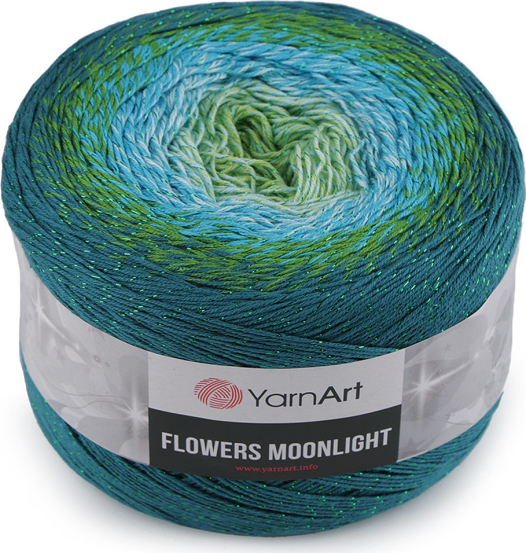 Pletací příze Flowers Moonlight 260 g Varianta: 10 (3276) šedá růžová, Balení: 1 ks