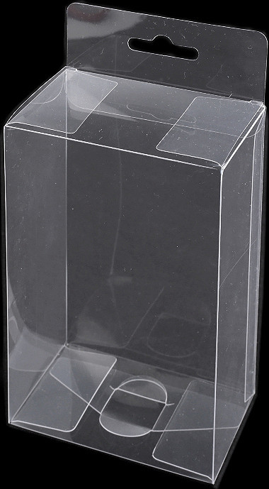 Plastová krabička k zavěšení Varianta: transparent, Balení: 50 ks