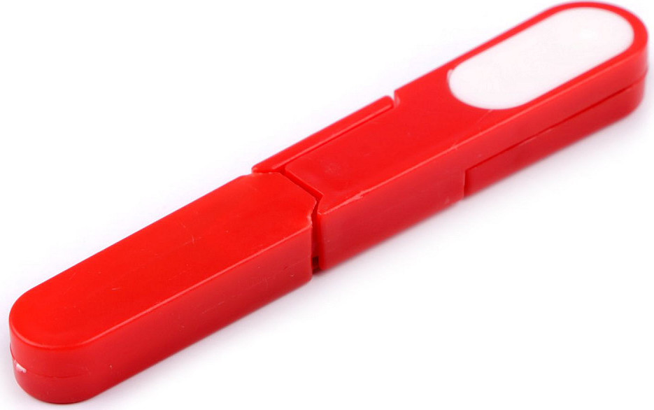 Nůžky cvakačky délka 12 cm Varianta: 2 červená, Balení: 1 ks