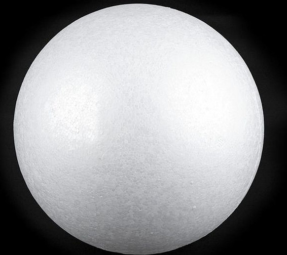 Koule Ø15 cm polystyren Varianta: bílá, Balení: 1 ks